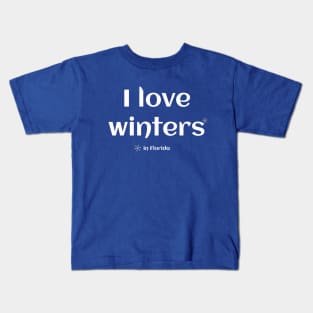 I love winters Kids T-Shirt